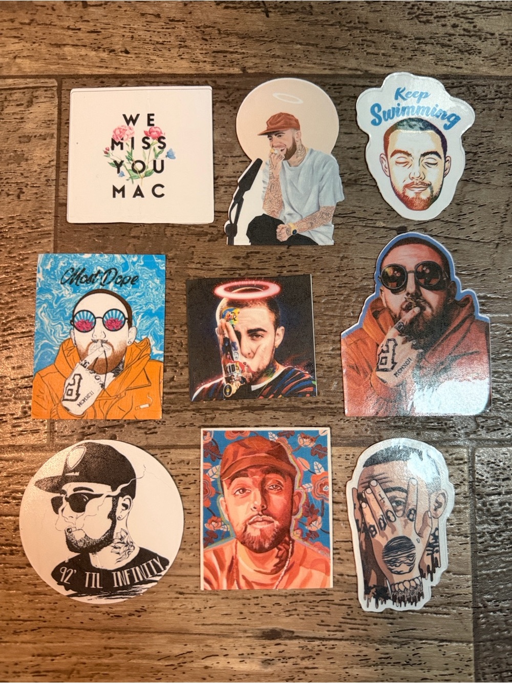 Mac Miller Most Dope Sticker Set
